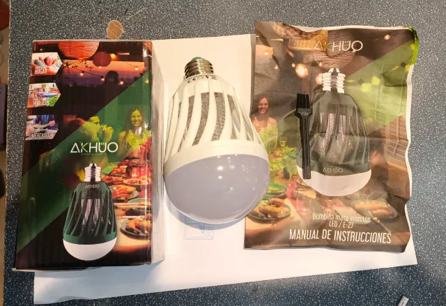 Bombilla LED AKHUO Mata Insectos E27 actinica