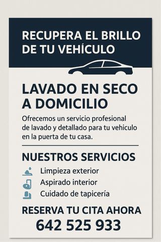 Limpieza Integral Todo Tipo de vehículos.