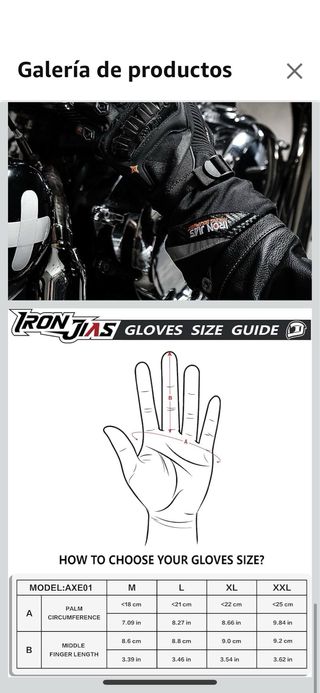 Guantes Invierno Hombre Negro Multicolor