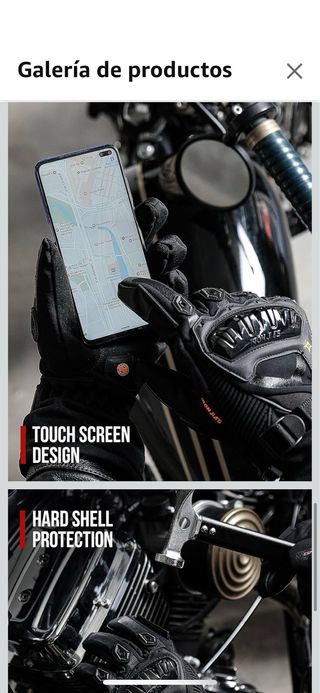 Guantes Invierno Hombre Negro Multicolor