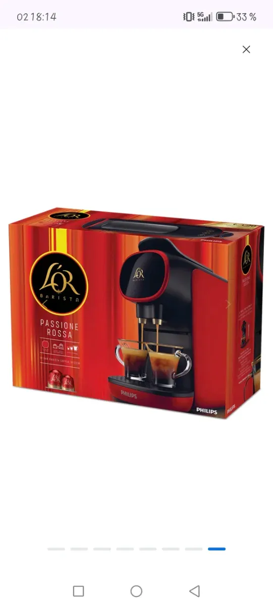 Macchina da caffè L'OR Barista Passione Rossa