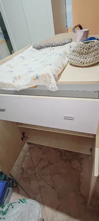 Mueble cambiador bebé