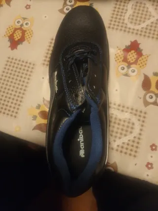 Botas de trabajo Anibal negras y azules