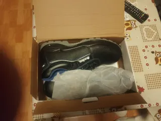 Botas de trabajo Anibal negras y azules