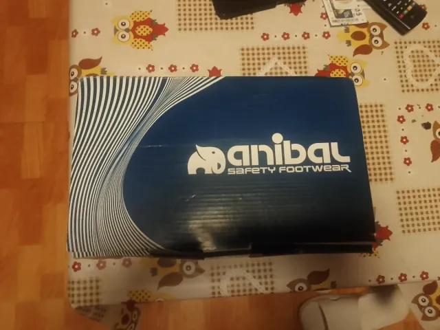 Botas de trabajo Anibal negras y azules