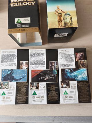 Trilogía Star Wars VHS (Inglés)