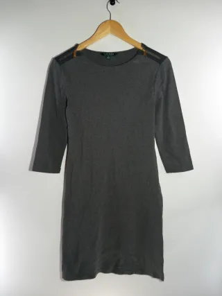 Vestido Ralph Lauren Gris Talla S