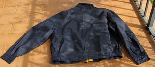 Chubasquero Lacoste Vintage Azul y Amarillo