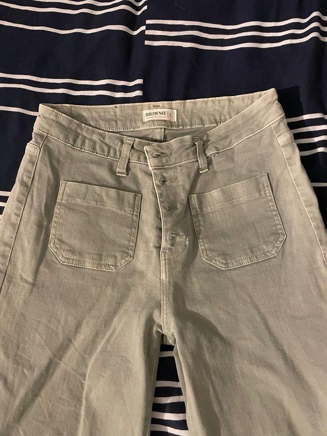 Pantalón Brownie Talla S Verde