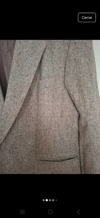 Americana Cortefiel Beige/Marrón