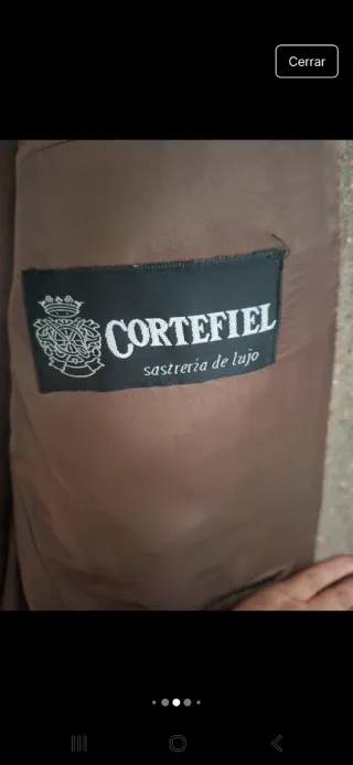 Americana Cortefiel Beige/Marrón