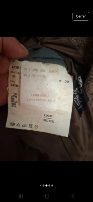 Americana Cortefiel Beige/Marrón