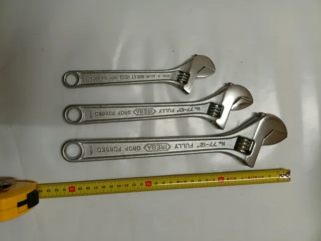 Juego 3 llaves inglesas IREGA