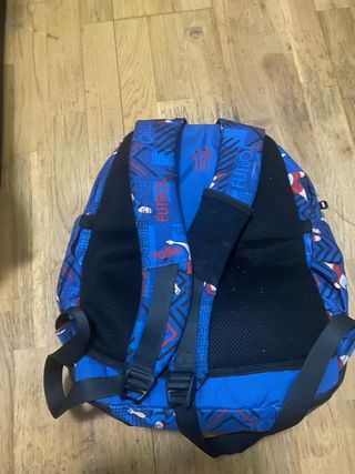 Mochila Totto Fútbol Azul