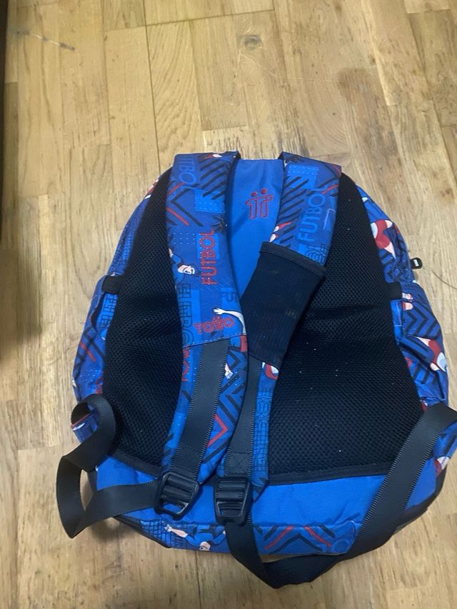 Mochila Totto Fútbol Azul