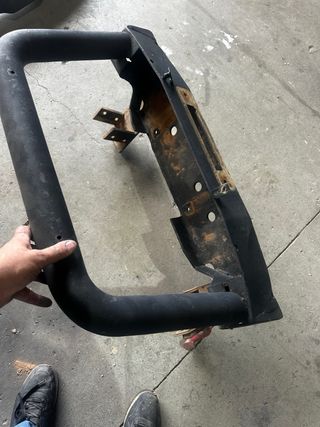 mataburros con soporte para winch ( cabrestante)