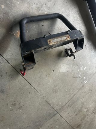 mataburros con soporte para winch ( cabrestante)