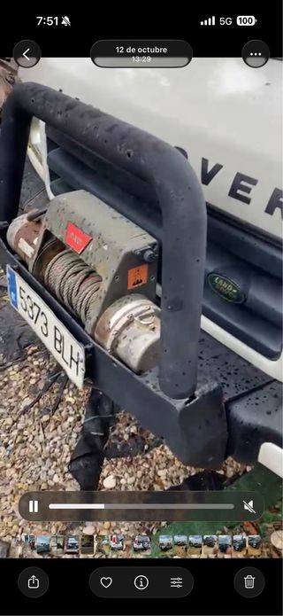 mataburros con soporte para winch ( cabrestante)