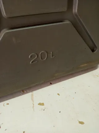 Bidón de agua sucia 20L