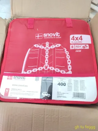 Cadenas para la nieve