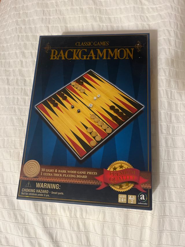 Juego de mesa Backgammon Classic Games