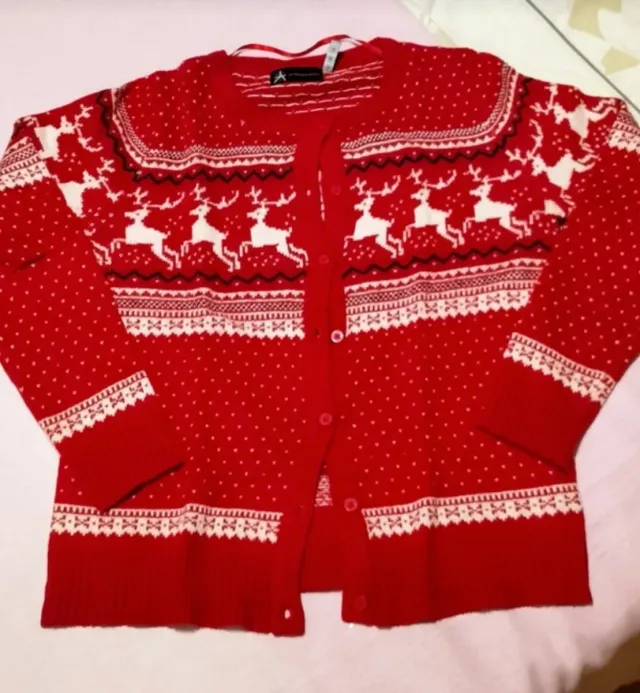 Chaqueta Rebeca Mujer Roja Renos