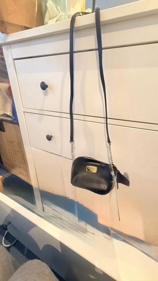 Bolso Michael Kors Negro y Dorado