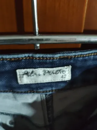 Pantalón vaquero mujer con detalles