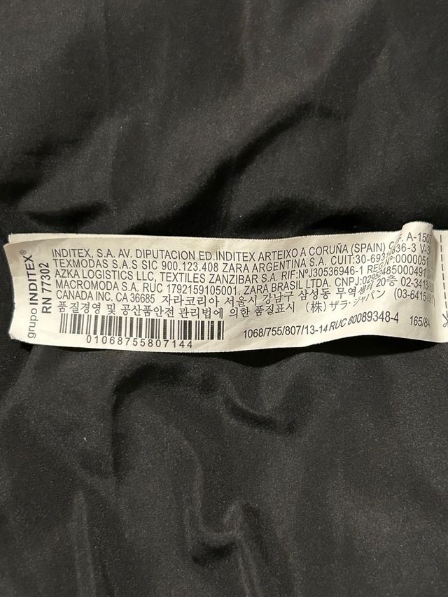 Chaqueta anorak Zara niño