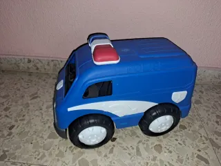 Coche Policía Grande Azul