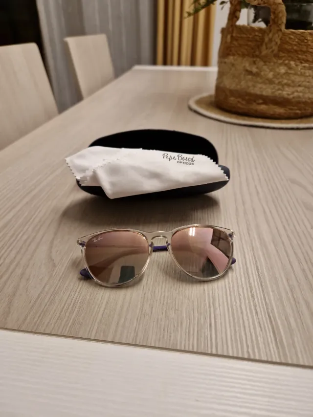 Gafas Ray-Ban Niña morado y Plateadas