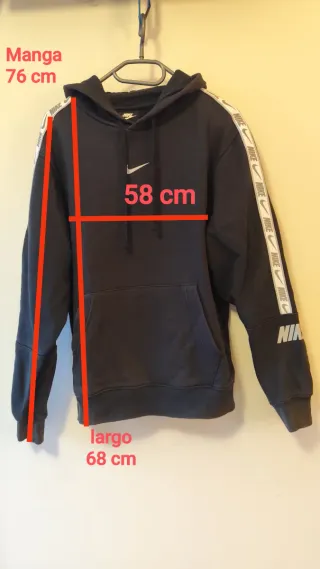 Sudadera Nike Negra Talla S