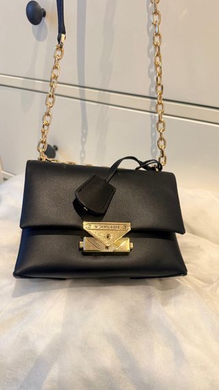 Bolso Michael Kors Negro Dorado Cadena