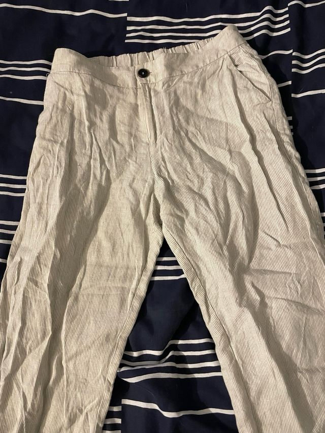 Pantalón beige Systemaction talla 38