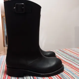 Botas de agua mujer talla 37 negras