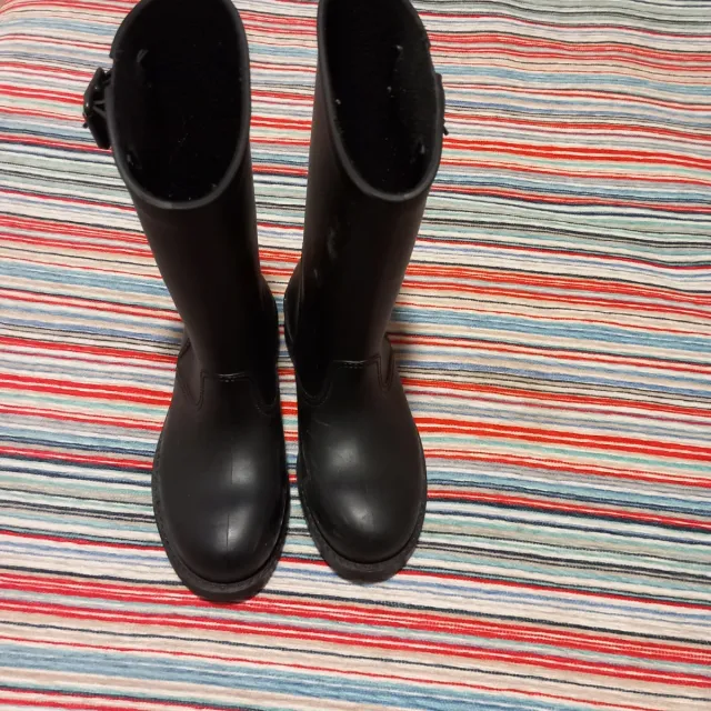 Botas de agua mujer talla 37 negras