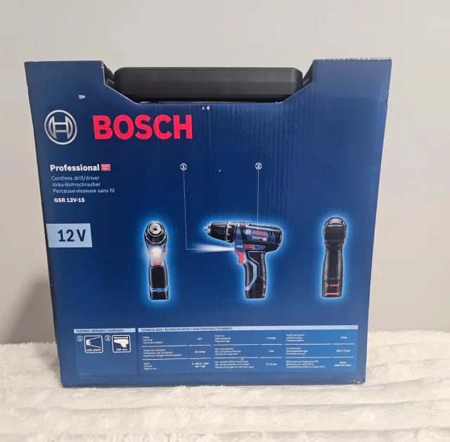 Taladro Bosch Professional GSR 12V-15.