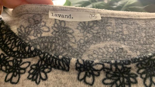 Camiseta M Mandala Negra Beige