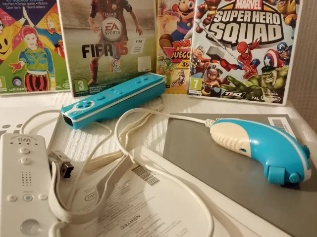 Consola Nintendo Wii Blanca + Juegos