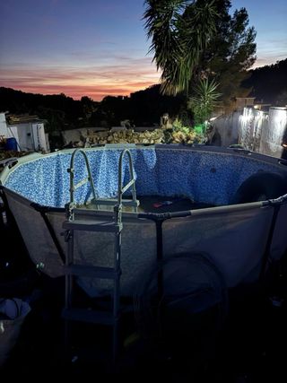 Piscina desmontable en buen estado