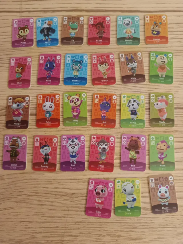 27 Carte Amiibo Animal Crossing Nintendo