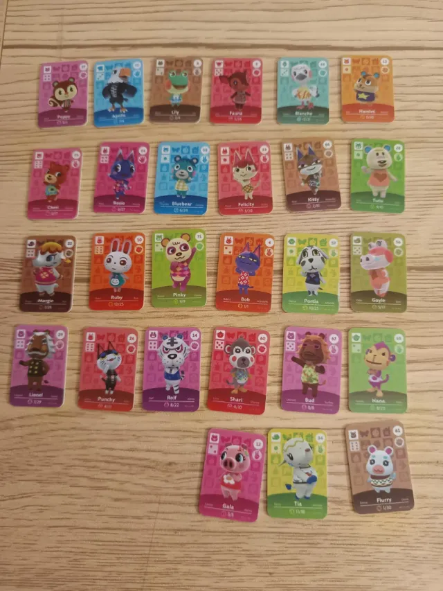 27 Carte Amiibo Animal Crossing Nintendo