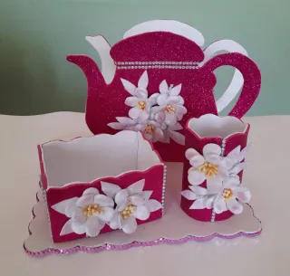 Set porta cialde in gomma eva