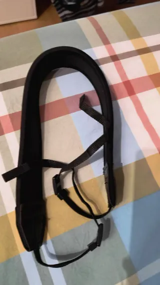 Cinturino per fotocamera reflex nera