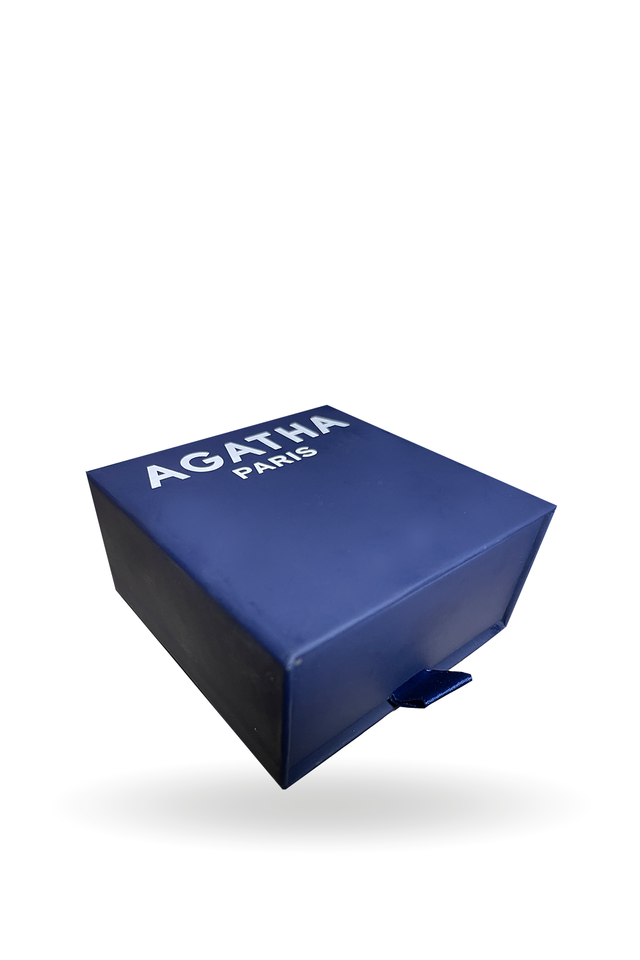 Pendientes Agatha París Dorados y Blancos