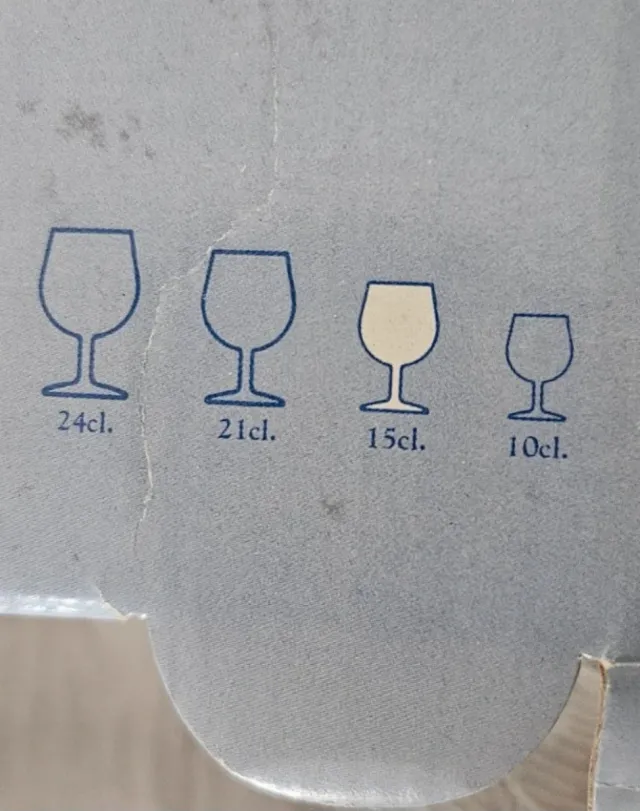 6 Copas de coñac pequeñas Glasstime