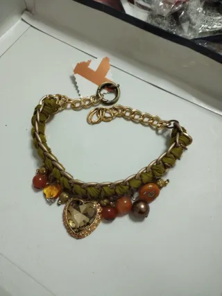 Collana catena con fettuccia