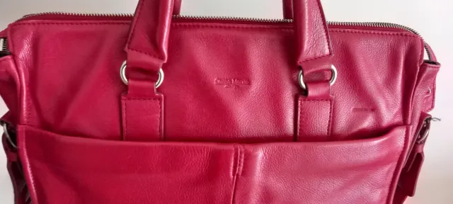 Bolso maletín Campo Marzio Rojo. Gran capacidad