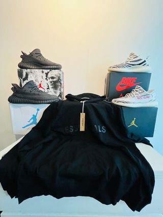 Sudadera Essentials Negra