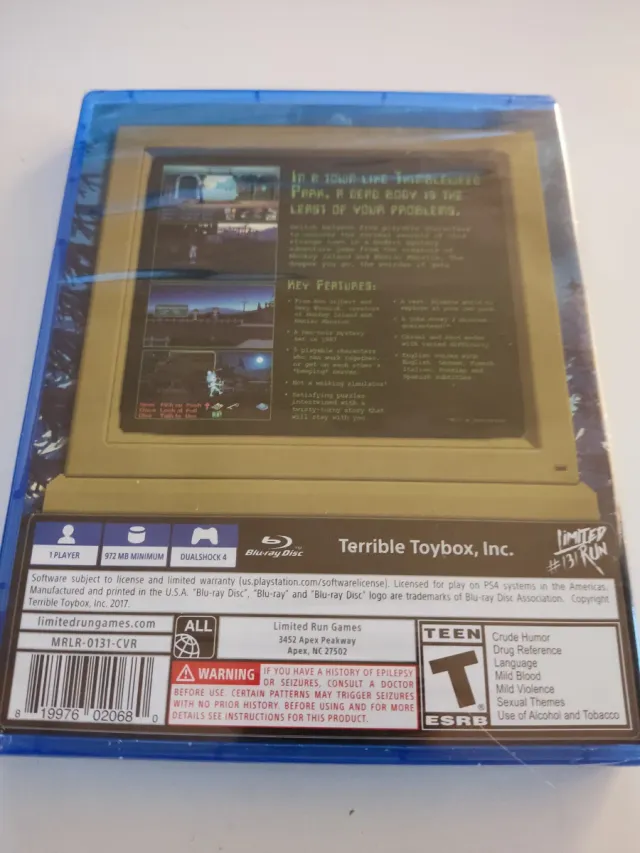 Thimbleweed Park PS4 PS5 nuovo